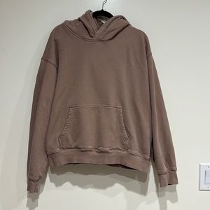 Tna Classic Camel Beige Fleece Hoodie